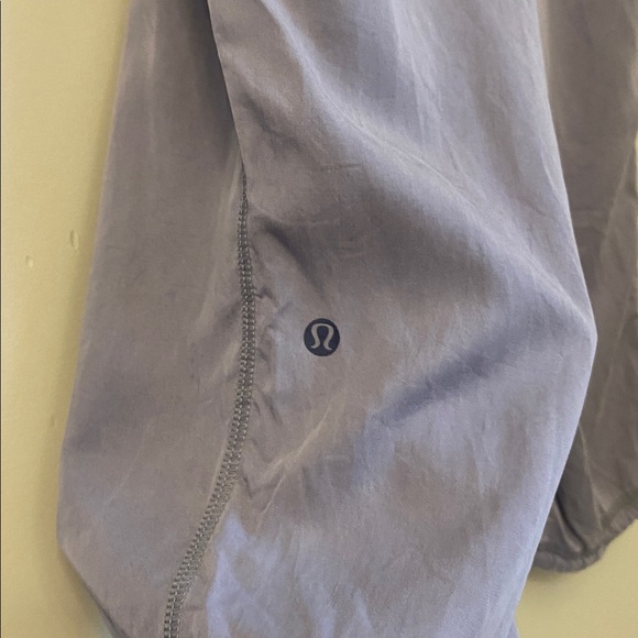 Lululemon Post Power Crop Fossil Grey Size 8 Gorpcore Lagenlook - Picture 11 of 14